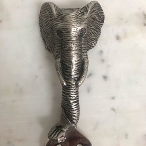Alabama Elephant Pewter Bottle Opener